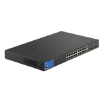 LINKSYS 24-Port Managed Gigabit PoE+ Switch with 4 1G SFP Uplinks 250W TAA Compliant